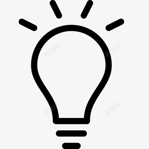灯泡业务想法图标svg_新图网 https://ixintu.com dottie 业务 想法 灯泡 解决方案