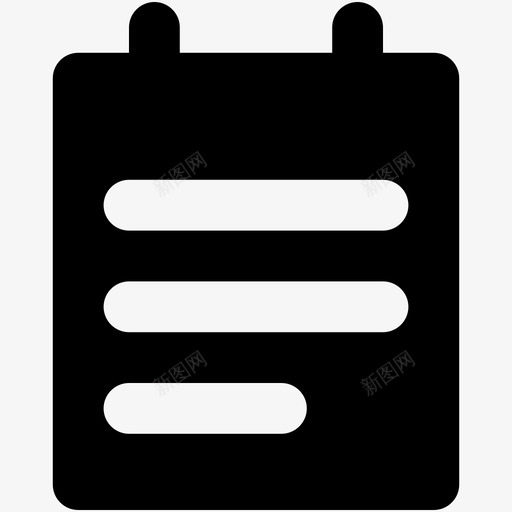 记事本日历框架图标svg_新图网 https://ixintu.com 475个动作矢量图标 文本表 日历 日程表 框架 记事本