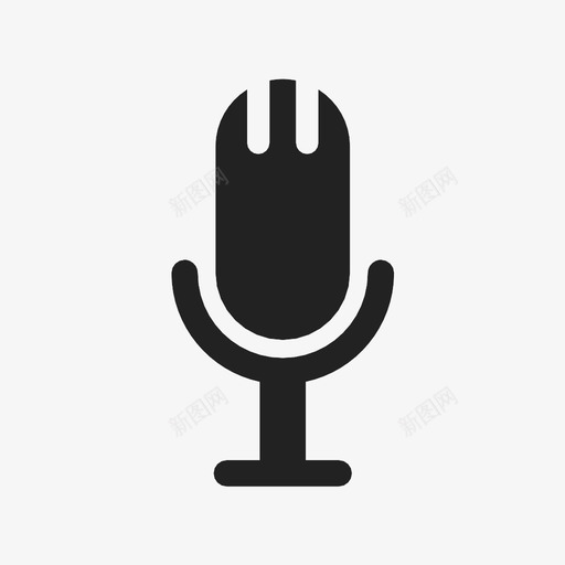 麦克风大声旁白图标svg_新图网 https://ixintu.com 唱歌 大声 广播 旁白 讲话 麦克风