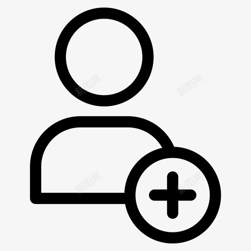 新用户头像联系人图标svg_新图网 https://ixintu.com 个人资料 头像 新用户 用户界面图标集 联系人