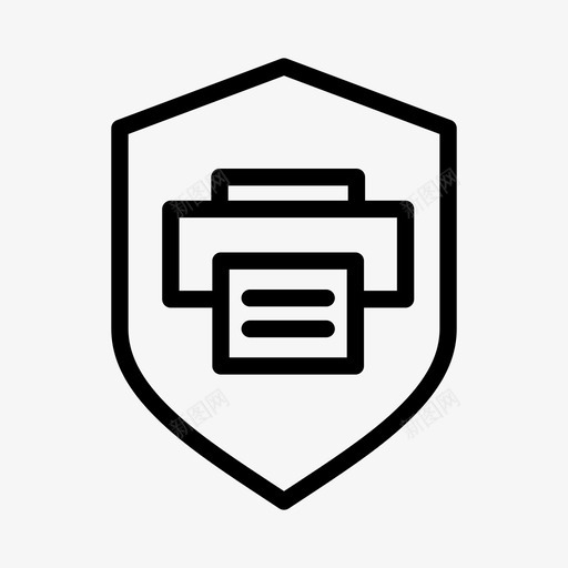 安全打印机打印文档打印邮件图标svg_新图网 https://ixintu.com 安全打印 安全打印机 打印文档 打印机设置 打印邮件 数据打印