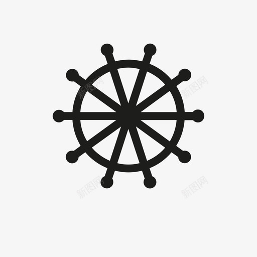 方向盘管理员船图标svg_新图网 https://ixintu.com webshopwebapp图标 方向盘 管理员 船 船长