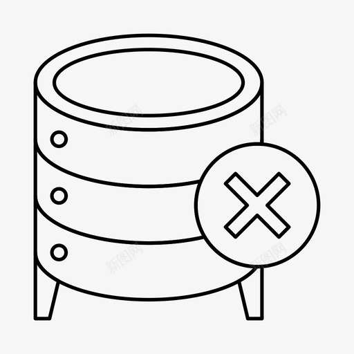 删除数据库删除服务器图标svg_新图网 https://ixintu.com 删除 删除数据库 存储 服务器
