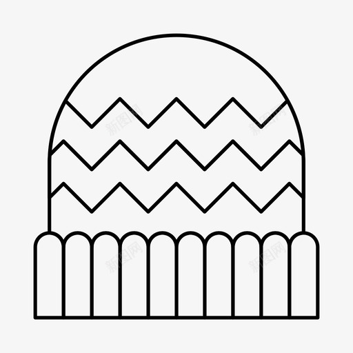 帽子配件端盖图标svg_新图网 https://ixintu.com 帽子 端盖 羊毛 衣服和鞋子 配件