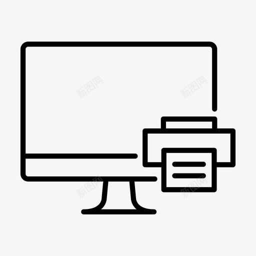 计算机打印打印输出takeprint图标svg_新图网 https://ixintu.com ctrlp mac打印 takeprint 打印输出 计算机打印 连接打印机