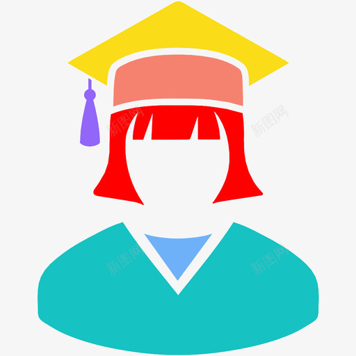 毕业教育学生图标svg_新图网 https://ixintu.com 学生 教育 毕业