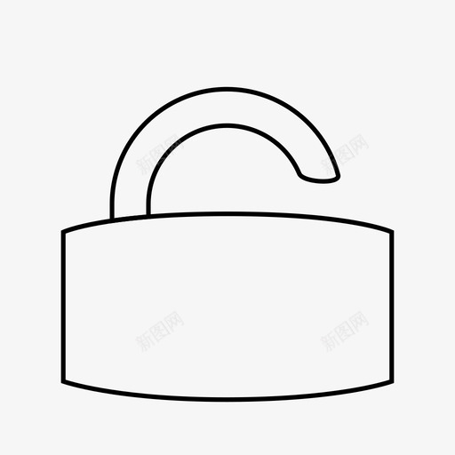 锁密码保险箱图标svg_新图网 https://ixintu.com 保险箱 安全 密码 解锁 锁 锁定细线