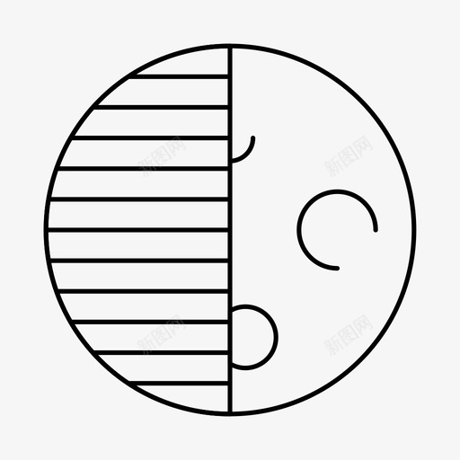 月球天文学星系图标svg_新图网 https://ixintu.com 地球 天文学 太空 星系 月球 行星