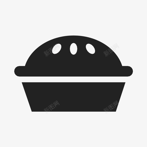 派苹果派食物图标svg_新图网 https://ixintu.com 派 糕点 苹果派 食物