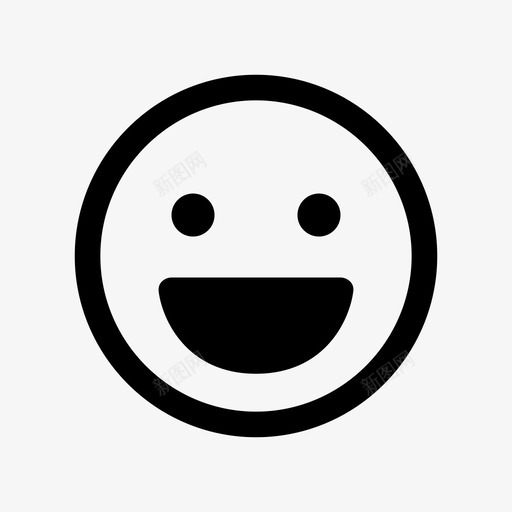 兴奋高兴激动图标svg_新图网 https://ixintu.com 兴奋 激动 高兴