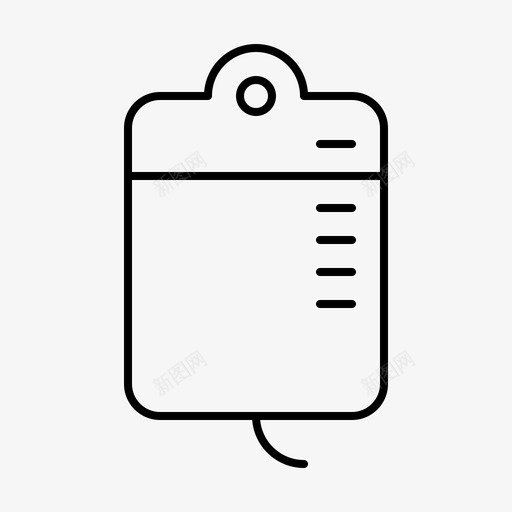 静脉输液袋救护车医生图标svg_新图网 https://ixintu.com 医生 医院 急诊 救护车 药品 静脉输液袋