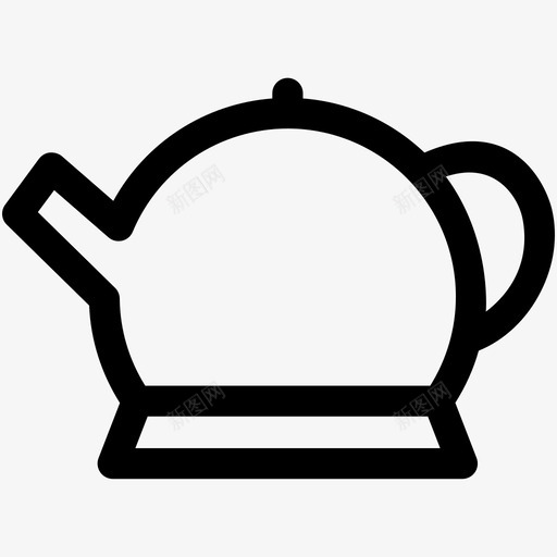 采购产品茶壶茶壶餐具图标svg_新图网 https://ixintu.com 厨房配件 茶具 茶壶 酒店和服务图标集 采购产品茶壶 餐具