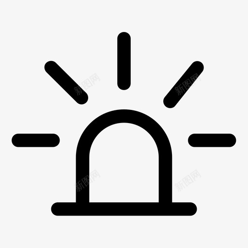 警察司法法律图标svg_新图网 https://ixintu.com wsd线路混合 司法 法律 照明 警察 警察局 警笛