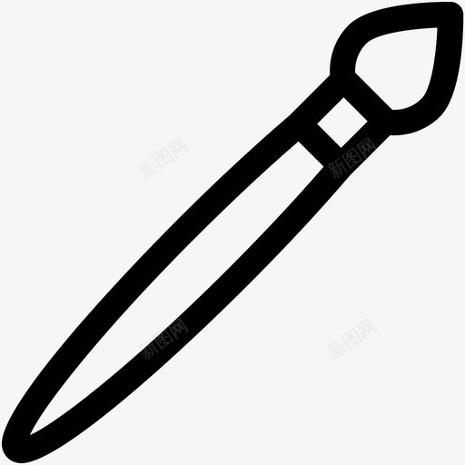 化妆刷腮红刷化妆配件图标svg_新图网 https://ixintu.com 化妆刷 化妆配件 美容和spa可爱的图标 腮红刷