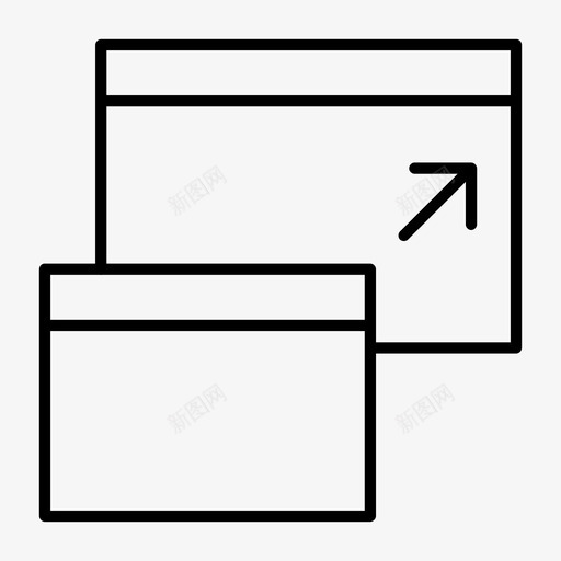 窗口最大化精简应用程序调整大小图标svg_新图网 https://ixintu.com 屏幕 应用程序 窗口最大化精简 调整大小
