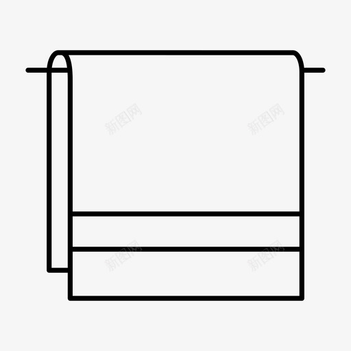 采购产品毛巾浴室卫生图标svg_新图网 https://ixintu.com 卫生 家用 挂毛巾 擦毛巾 架子 浴室 采购产品毛巾