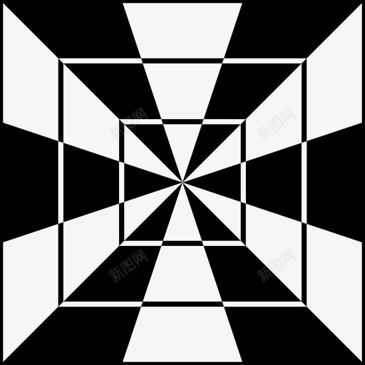 层次幻觉原则图标svg_新图网 https://ixintu.com 原则 层次 幻觉 广场 设计原则1 隧道