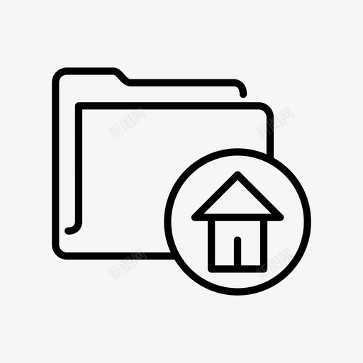 我的文件夹文件查找器图标svg_新图网 https://ixintu.com 我的文件夹 收藏夹 文件 查找器