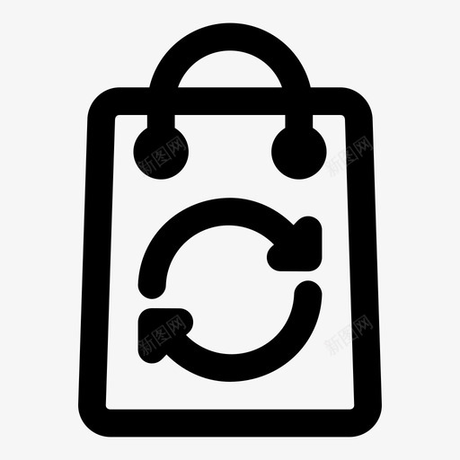 同步购物袋网上购物车网购图标svg_新图网 https://ixintu.com 同步购物袋 纸袋 网上购物车 网店 网购
