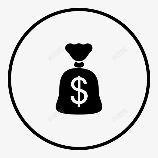 财富财富理财钱包图标svg_新图网 https://ixintu.com 财富 财富理财钱包