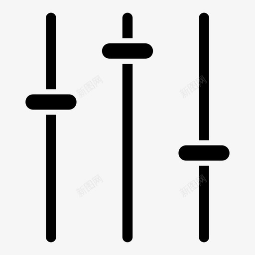 滑块选项首选项图标svg_新图网 https://ixintu.com 控制面板设置首选项 滑块 设置 设置菜单 选项 首选项