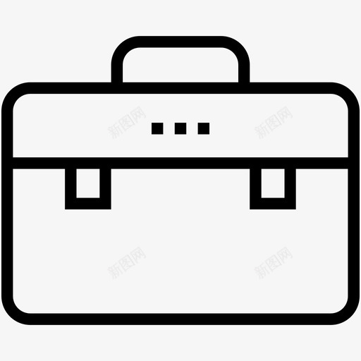 公文包包修理包图标svg_新图网 https://ixintu.com 修理包 公文包 包 工具和结构轮廓图标 工具箱