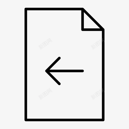 上一个文档文档纸张图标svg_新图网 https://ixintu.com 上一个文档 文档 纸张