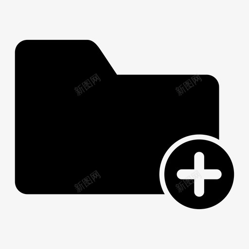 文件夹添加组织数据标记图标svg_新图网 https://ixintu.com 加 图像 数据存储 数据库 文件夹添加 文件存储 标记 组织数据
