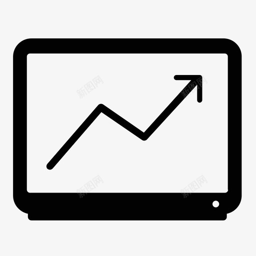 监控统计互联网电视图标svg_新图网 https://ixintu.com 互动手机 互联网 电视 监控统计 网络