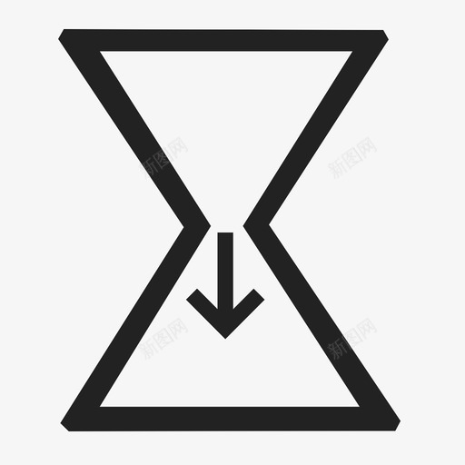 沙漏时钟最后期限图标svg_新图网 https://ixintu.com 时钟 时间 时间流逝 最后期限 沙漏