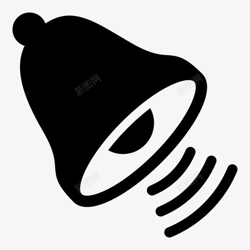 铃声警报通知图标svg_新图网 https://ixintu.com 教育1 警报 通知 铃声