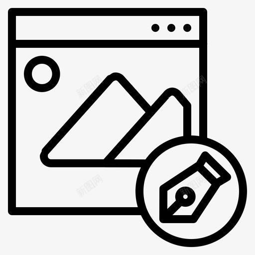 照片编辑应用程序编辑器图标svg_新图网 https://ixintu.com photoshop 业务线 图像 图片 在线 应用程序 照片编辑 编辑器