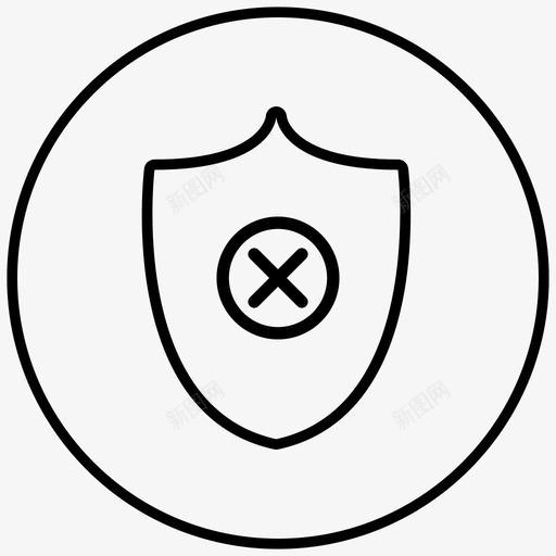 屏蔽块交叉保护图标svg_新图网 https://ixintu.com 交叉 保护 安全 屏蔽块 网络和技术