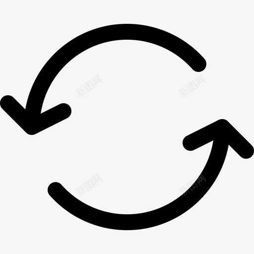 重新加载重试转发图标svg_新图网 https://ixintu.com 旋转 更新 角力32像素网格2倍笔划 转发 重新加载 重试