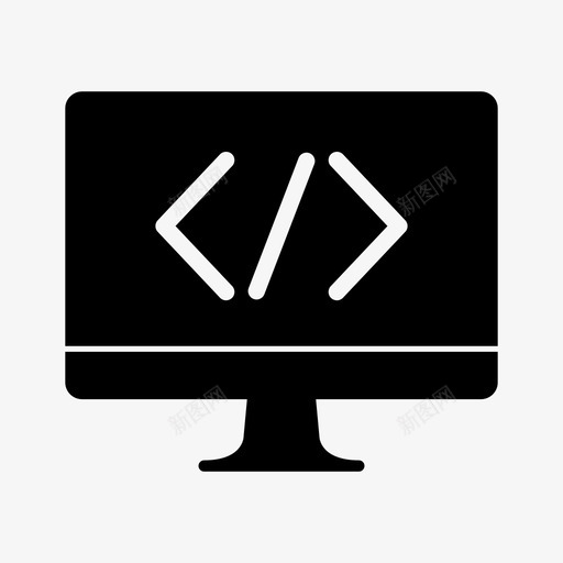 软件开发编码开发者图标svg_新图网 https://ixintu.com ios开发 mac开发 开发者 游戏开发 编码 软件开发