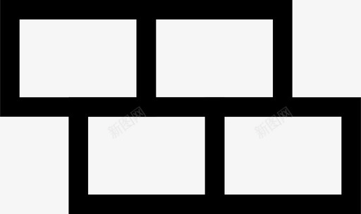 建筑砖块砌砖图标svg_新图网 https://ixintu.com 套件 建筑 砌砖 砖块 砖石