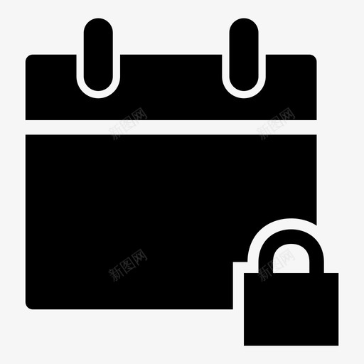 事件锁未授权任务提醒图标svg_新图网 https://ixintu.com 事件锁 任务提醒 停止 挂历 挂锁 搜索 月历 未授权 查找 标记日历 阻止