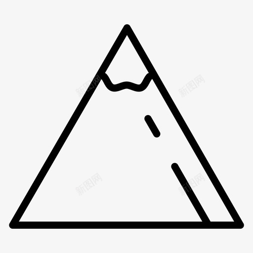 山地形山顶图标svg_新图网 https://ixintu.com 动物 地形 小山 山 山峰 山脊 山顶 岩石 攀岩 树木 瀑布