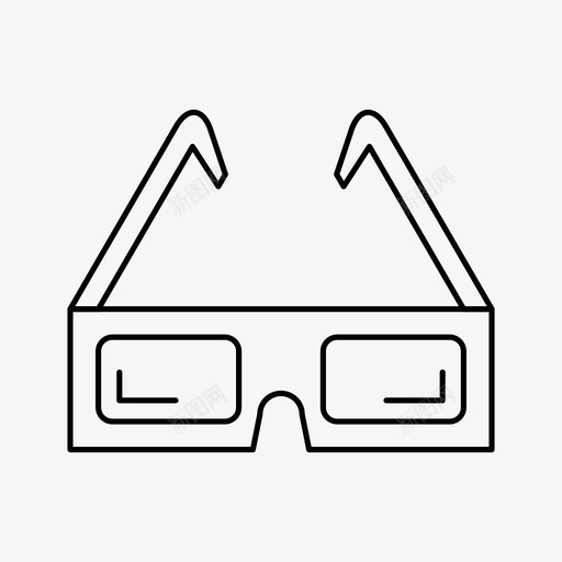 眼镜眼睛太阳镜图标svg_新图网 https://ixintu.com 太阳镜 眼睛 眼镜