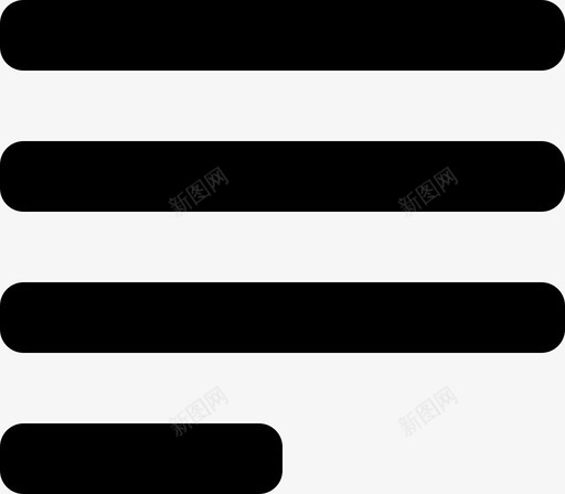 左对齐文本对齐段落图标svg_新图网 https://ixintu.com 左对齐 文本对齐 段落 段落左对齐 设计