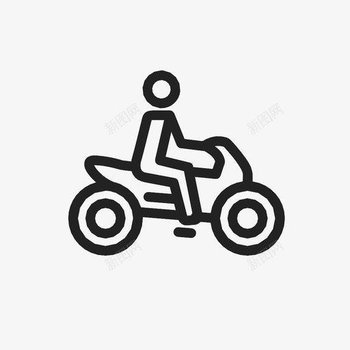 四轮车1亚视图标svg_新图网 https://ixintu.com 1 亚视 健康 健身房 四轮车 运动