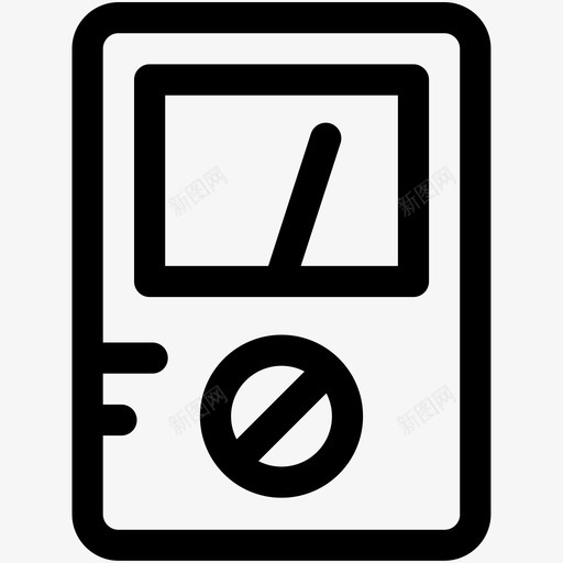 电压表电气测试仪万用表图标svg_新图网 https://ixintu.com 万用表 电压测试仪 电压表 电子图标设置 电气测试仪