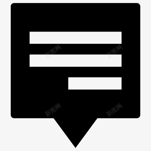 如何猫独白图标svg_新图网 https://ixintu.com 如何 文本消息 消息 独白 猫 说话