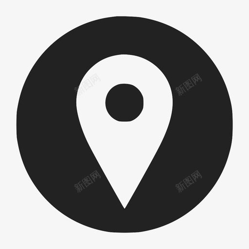 地图地点否图标svg_新图网 https://ixintu.com gps 位置 保留 否 地图 地点 导航 已售出 粗体 金色