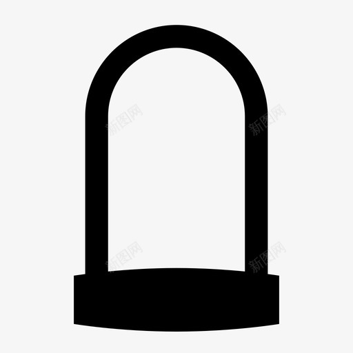 乌洛克自行车锁上锁图标svg_新图网 https://ixintu.com 上锁 乌洛克 安全 自行车锁 锁牢固