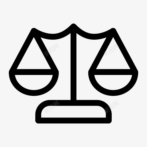 正义尺度平等律师图标svg_新图网 https://ixintu.com 平等 律师 正义尺度 法律 法律媒介
