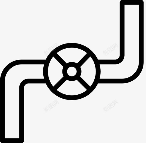 煤气管道建筑工具图标svg_新图网 https://ixintu.com 工具 建筑 煤气管道 粉碎图标建筑轮廓
