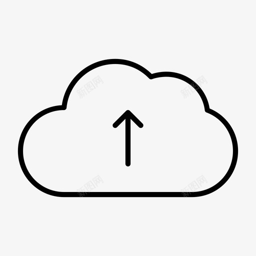 云上传备份复制图标svg_新图网 https://ixintu.com 上游 云上传 备份 复制 网络优化