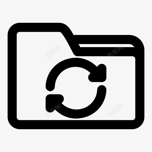 同步文件夹数据存储数据库图标svg_新图网 https://ixintu.com 刷新 同步文件夹 数据存储 数据库 文件夹 文件存储 文件文档