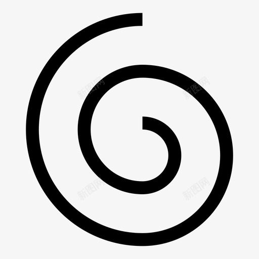 螺旋形循环旋转图标svg_新图网 https://ixintu.com ios工具栏图标图示符 循环 旋转 螺旋形